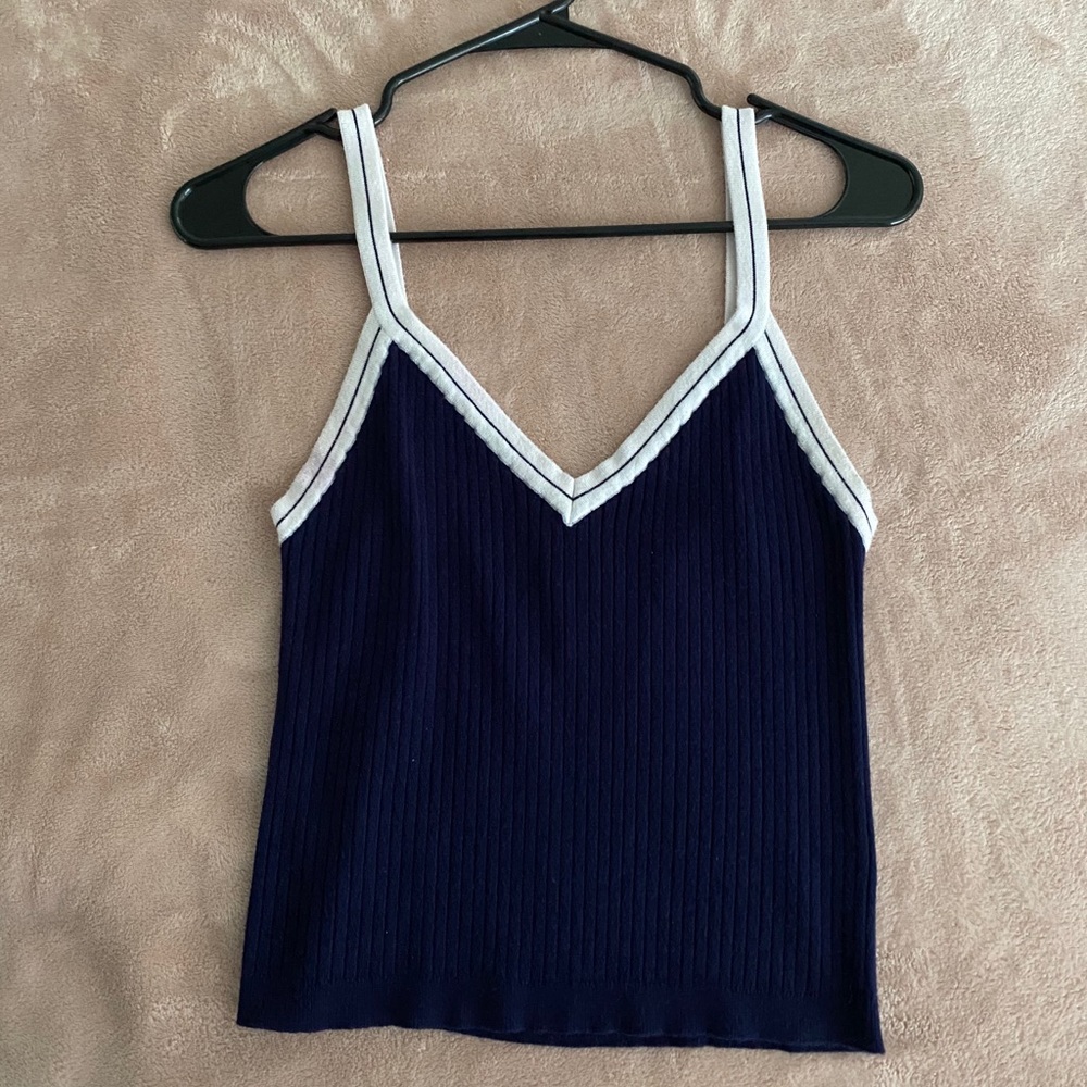 Navy Blue Tank Top